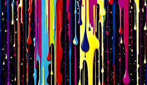 Preview wallpaper paint, drops, bright, colorful, art