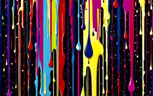 Preview wallpaper paint, drops, bright, colorful, art