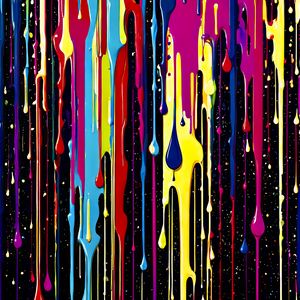 Preview wallpaper paint, drops, bright, colorful, art