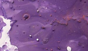 Preview wallpaper paint, drops, liquid, purple