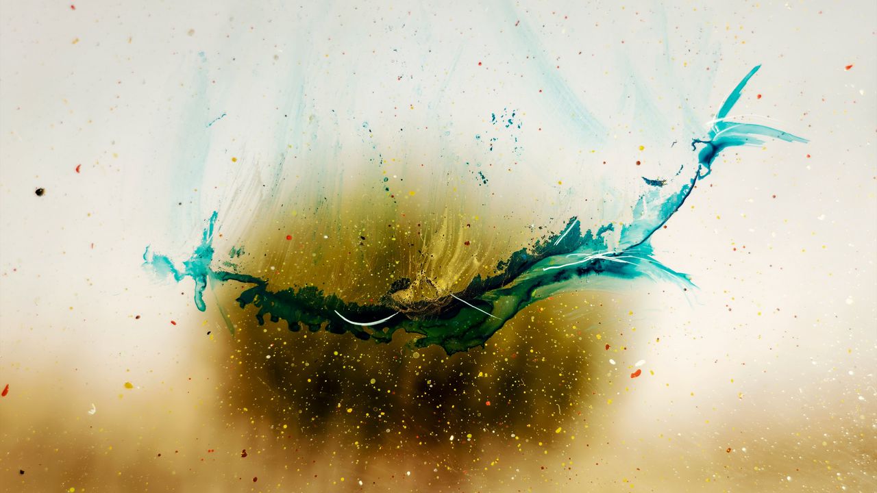Wallpaper paint, drops, stains, blur, abstraction