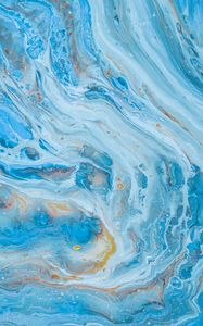 Preview wallpaper paint, fluid art, stains, fifth, blue, abstraction