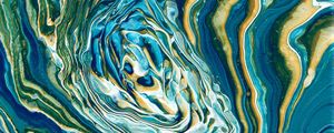 Preview wallpaper paint, fluid art, stains, liquid, colorful, blue