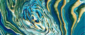 Preview wallpaper paint, fluid art, stains, liquid, colorful, blue