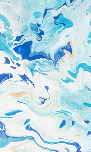 Preview wallpaper paint, fluid art, stains, liquid, blue, distortion