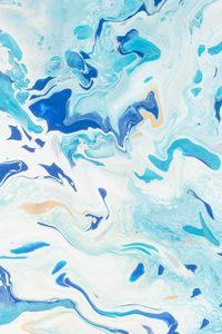 Preview wallpaper paint, fluid art, stains, liquid, blue, distortion