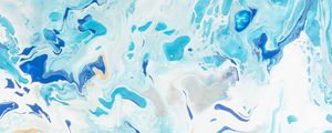 Preview wallpaper paint, fluid art, stains, liquid, blue, distortion