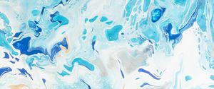 Preview wallpaper paint, fluid art, stains, liquid, blue, distortion