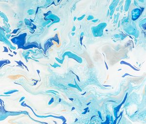 Preview wallpaper paint, fluid art, stains, liquid, blue, distortion