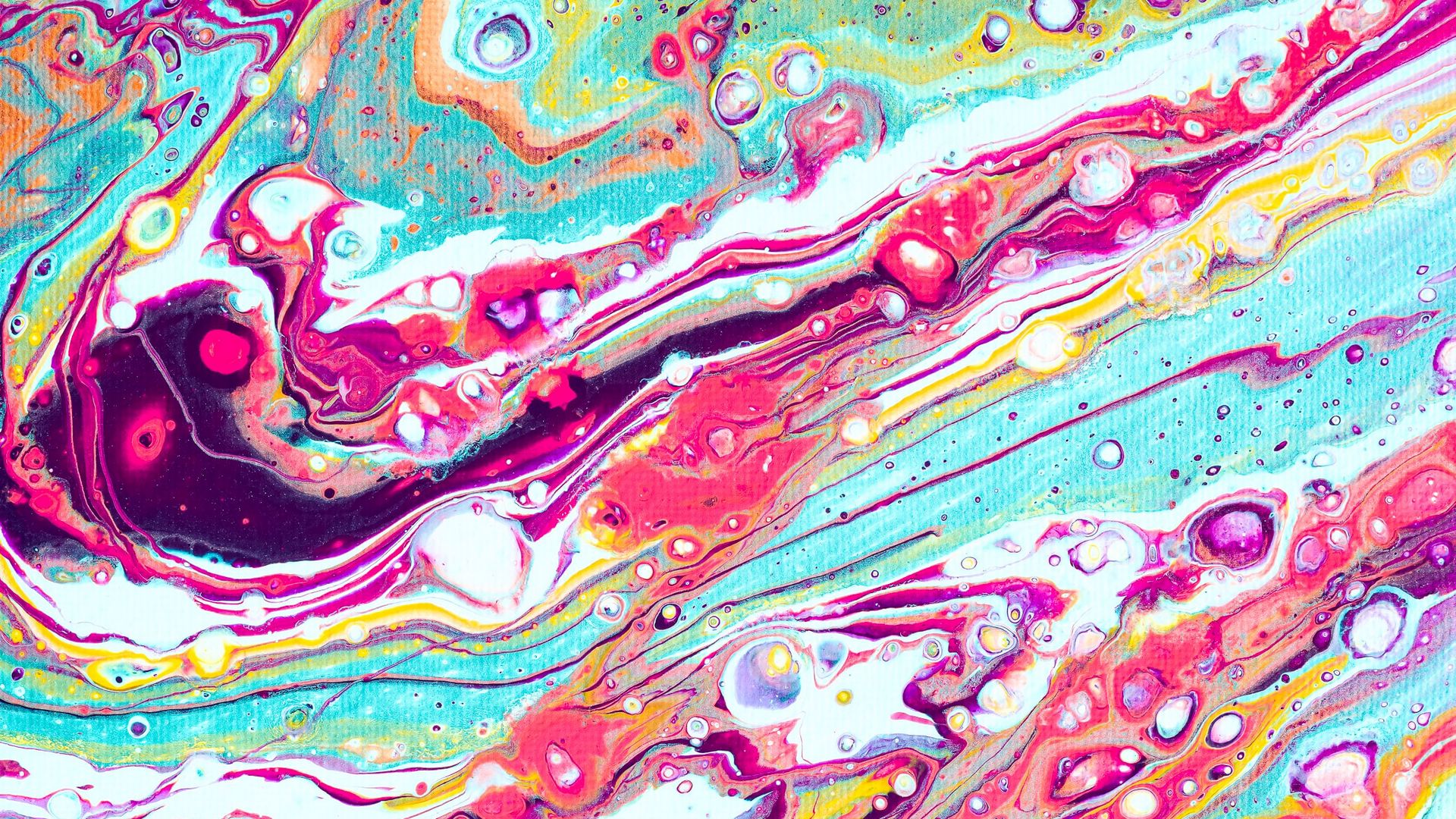 Download wallpaper 1920x1080 paint, fluid art, stains, liquid, colorful,  canvas full hd, hdtv, fhd, 1080p hd background