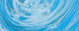 Preview wallpaper paint, fluid art, stains, liquid, blue, abstraction