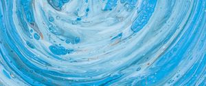 Preview wallpaper paint, fluid art, stains, liquid, blue, abstraction