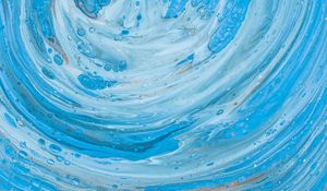 Preview wallpaper paint, fluid art, stains, liquid, blue, abstraction