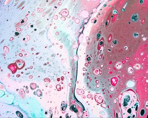 Preview wallpaper paint, fluid art, stains, liquid, spots, pink