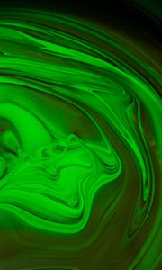 Preview wallpaper paint, fluid art, stains, liquid, green, art