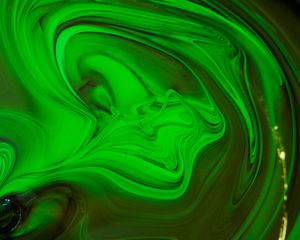 Preview wallpaper paint, fluid art, stains, liquid, green, art