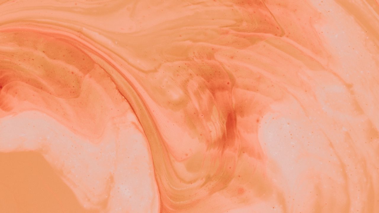 Wallpaper paint, fluid art, stains, liquid, faded, pink