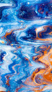 Preview wallpaper paint, fluid art, stains, liquid, colorful, art