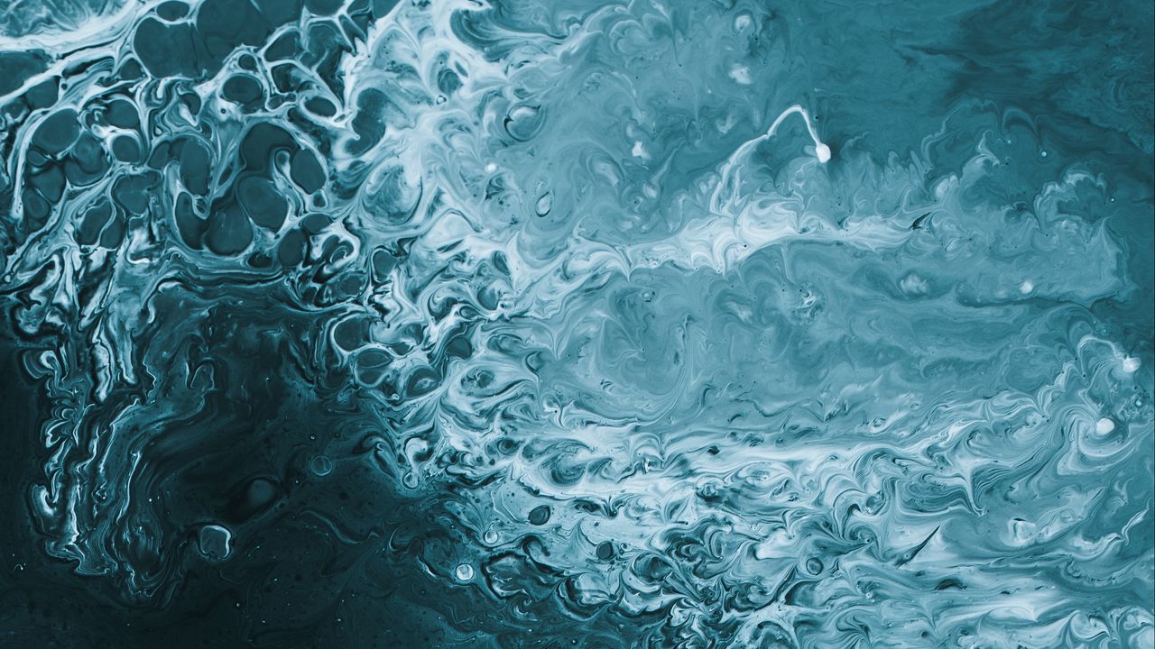 Wallpaper paint, fluid art, stains, blue, distortion, liquid hd ...