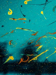 Preview wallpaper paint, glass, blur, splashes, stains