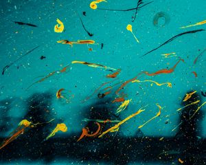 Preview wallpaper paint, glass, blur, splashes, stains