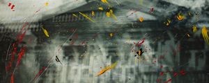 Preview wallpaper paint, glass, spots, splashes, abstraction