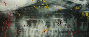 Preview wallpaper paint, glass, spots, splashes, abstraction
