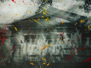 Preview wallpaper paint, glass, spots, splashes, abstraction