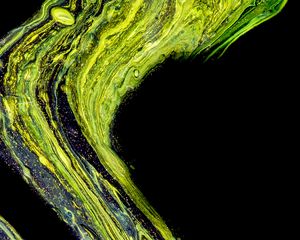 Preview wallpaper paint, glitter, stripes, liquid, black