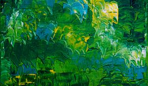Preview wallpaper paint, green, canvas, stains, texture