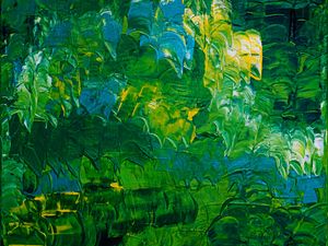 Preview wallpaper paint, green, canvas, stains, texture