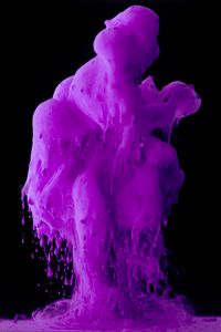 Preview wallpaper paint, ink, drops, purple