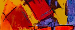 Preview wallpaper paint, lines, colorful, abstraction, shapes