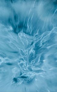Preview wallpaper paint, liquid, acrylic, abstraction, lines, blue
