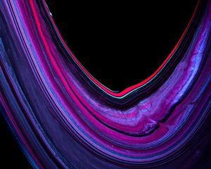 Preview wallpaper paint, liquid, bend, stains, abstraction, purple