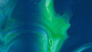 Preview wallpaper paint, liquid, blue, stains, art