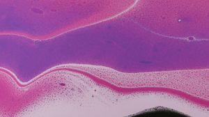 Preview wallpaper paint, liquid, bubbles, stains, abstraction, pink