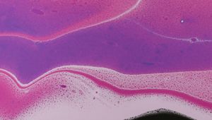 Preview wallpaper paint, liquid, bubbles, stains, abstraction, pink