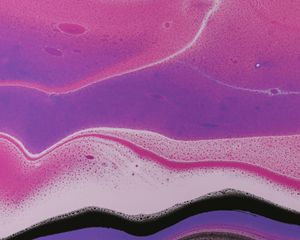 Preview wallpaper paint, liquid, bubbles, stains, abstraction, pink
