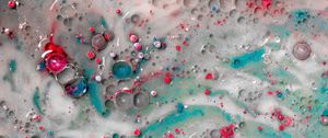 Preview wallpaper paint, liquid, bubbles, mixing, abstraction