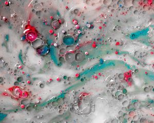 Preview wallpaper paint, liquid, bubbles, mixing, abstraction