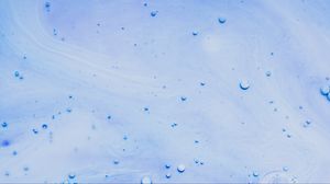 Preview wallpaper paint, liquid, bubbles, blue, abstraction
