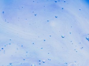 Preview wallpaper paint, liquid, bubbles, blue, abstraction