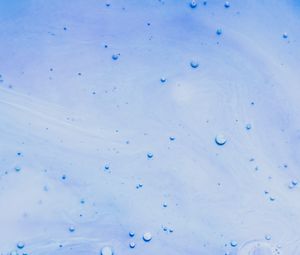 Preview wallpaper paint, liquid, bubbles, blue, abstraction