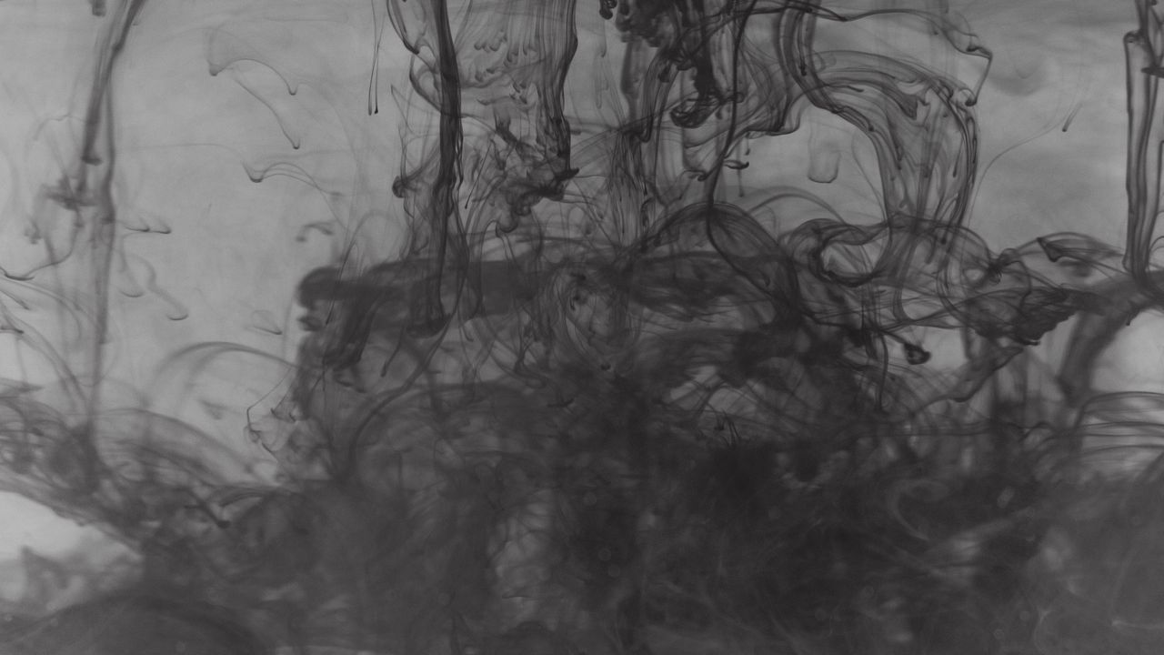 Wallpaper paint, liquid, bw, clots