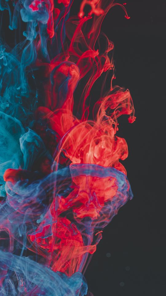 540x960 Wallpaper paint, liquid, clots, abstract