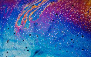 Preview wallpaper paint, liquid, fluid art, stains, multicolored