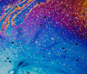 Preview wallpaper paint, liquid, fluid art, stains, multicolored