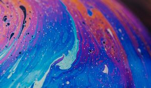 Preview wallpaper paint, liquid, fluid art, multicolored, stains