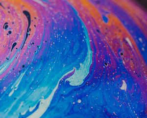 Preview wallpaper paint, liquid, fluid art, multicolored, stains